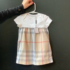 Burberry dress 18 months with diaper cover